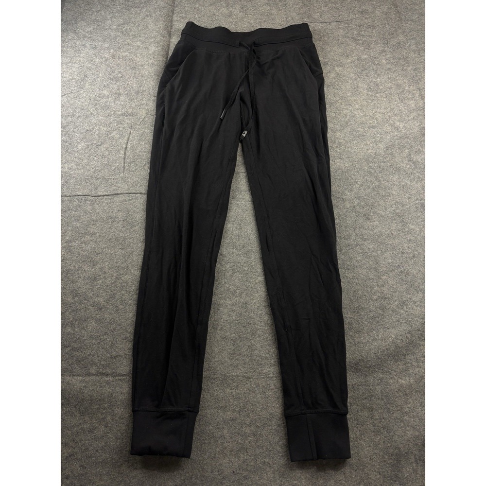 Lululemon Women's 4 Black Get It Going Light Sweatpants Jogger Pants Stretch